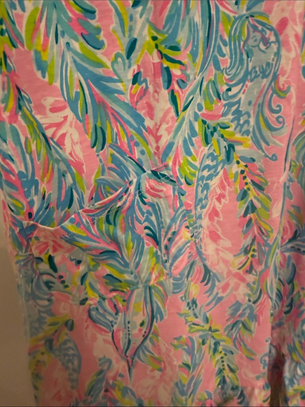 Pink Floral Ruffle Hem Sleeveless Dress - Picture 3 of 4